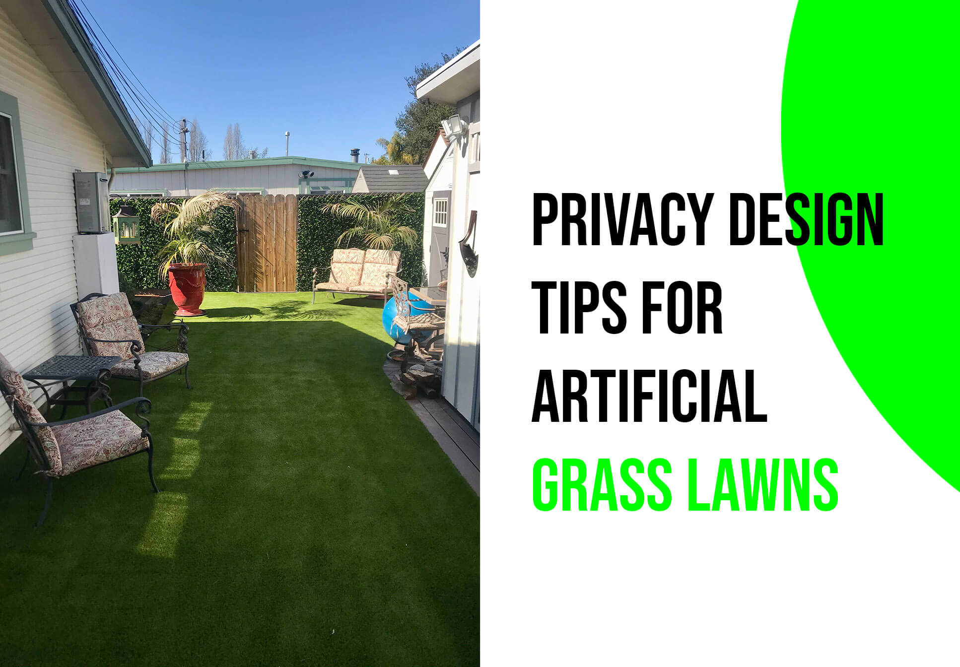 Privacy Design Tips for Artificial Grass Lawns